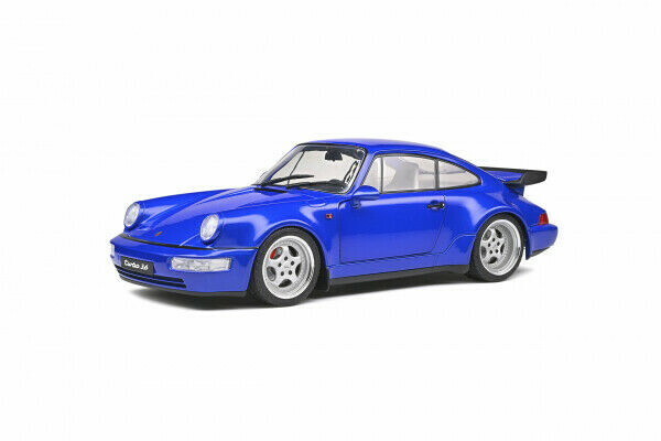 ソリド 1/18 ポルシェ 911 964 ターボ 1990 ブルー Solido 1:18 Porsche 911 (964) Turbo year 1990 electric blue S1803405