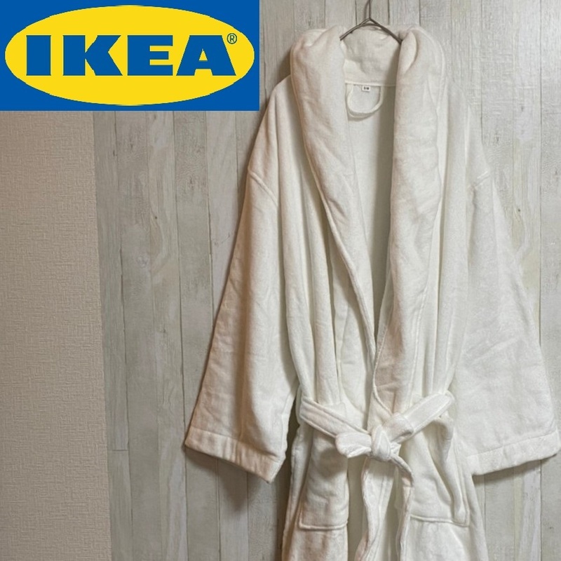 IKEA★イケア★コットン バスローブ ルームウェア★サイズS/M　D-16
