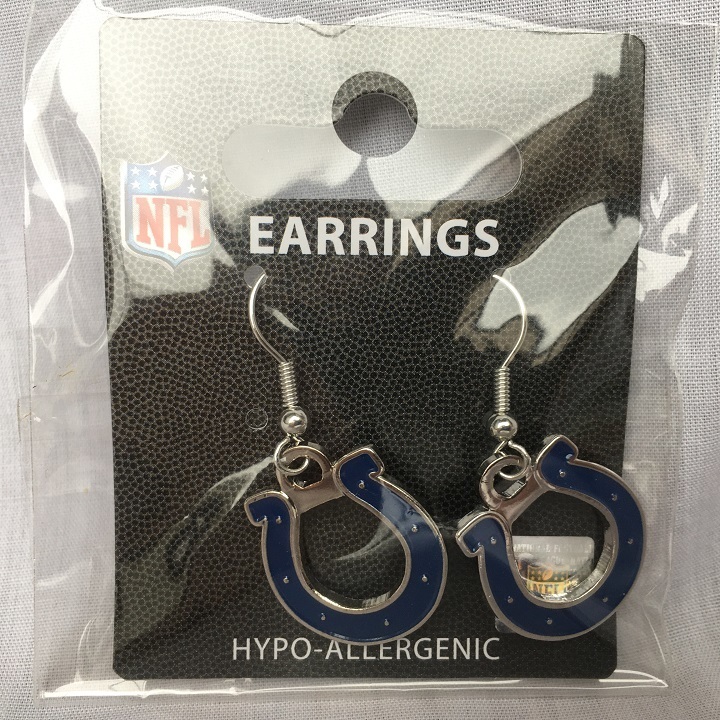 NFL インディアナポリス コルツ INDIANAPOLIS COLTS ペア　ピアス フックピアス 正規品 3395