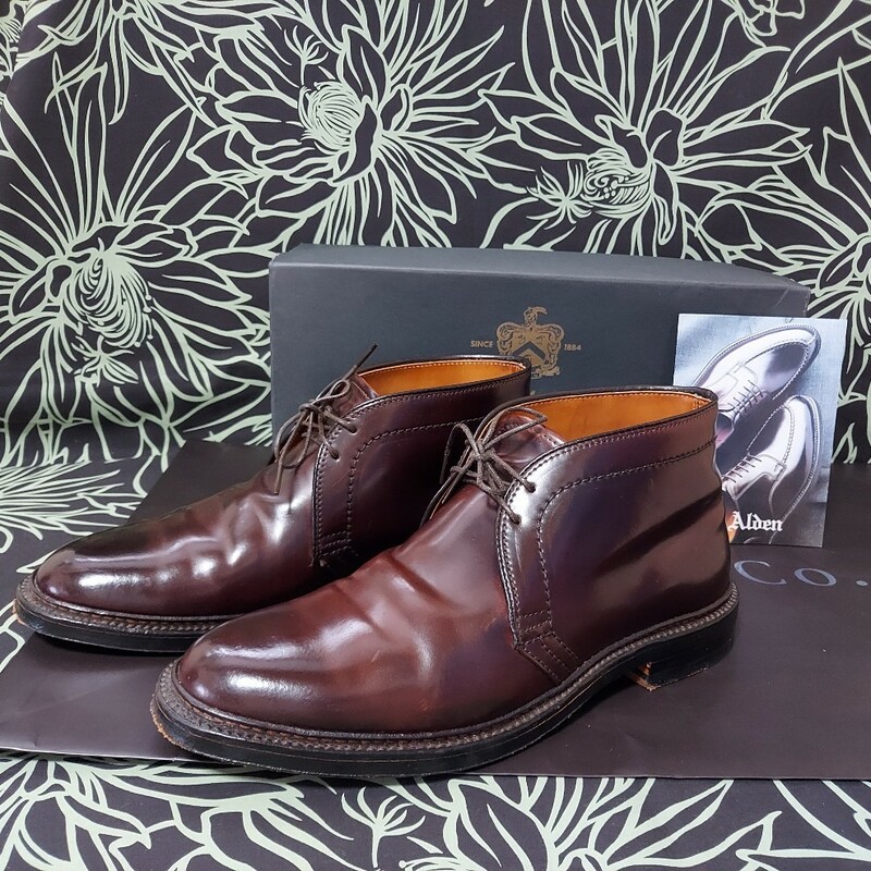 ALDEN オールデン チャーッカーブーツ バーガンディ 7 2/１ (25.5) SINCE1884 MADE IN USA SChukka Boot シューキーパ