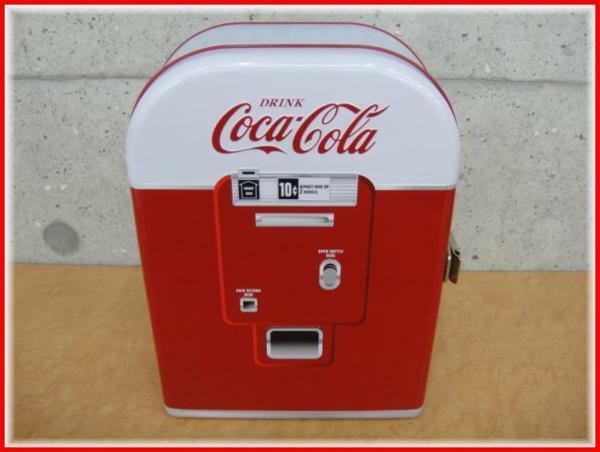 レア物 コカ・コーラ ベンダー型貯金箱　ディスペンサー型ラジオ