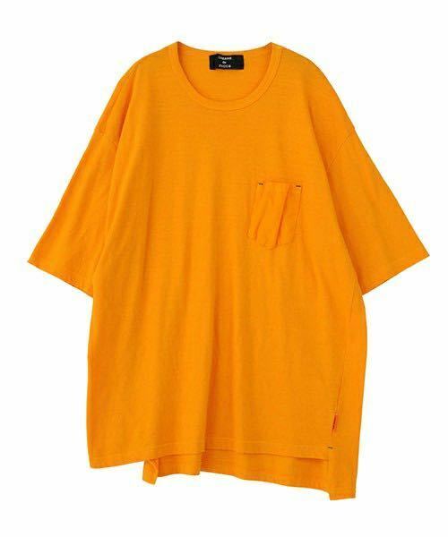CABANE de ZUCCa カバンドズッカ オレンジ 半袖カットソー 半袖Tシャツ Mサイズ ズッカ