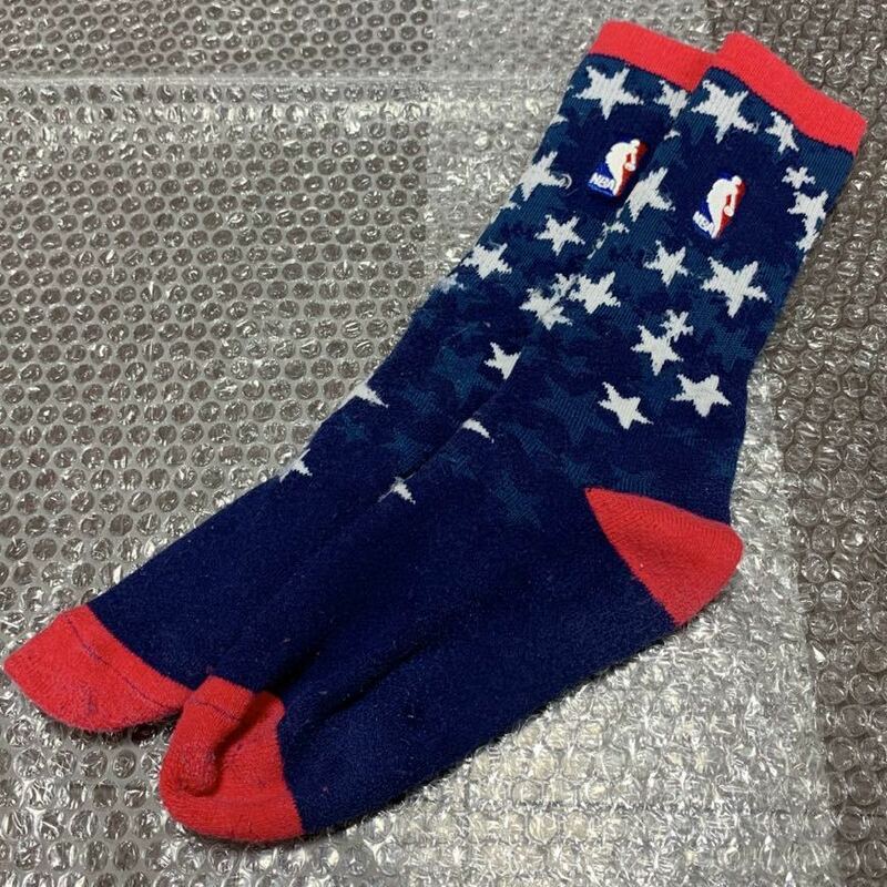 NBA Logoman Long Crew Socks 星条旗 star 星 ソックス 靴下 ロゴ バスケットボール バスケ