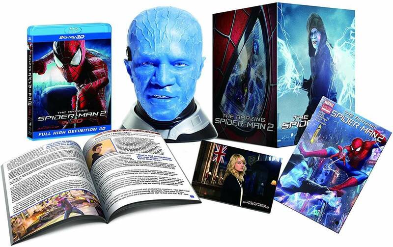 未開封新品/廃盤Blu-ray-BOX「Amazon.co.jp限定アメイジングスパイダーマン2TMエレクトロBOXエマストーンポストカード付」フィギュア等収録