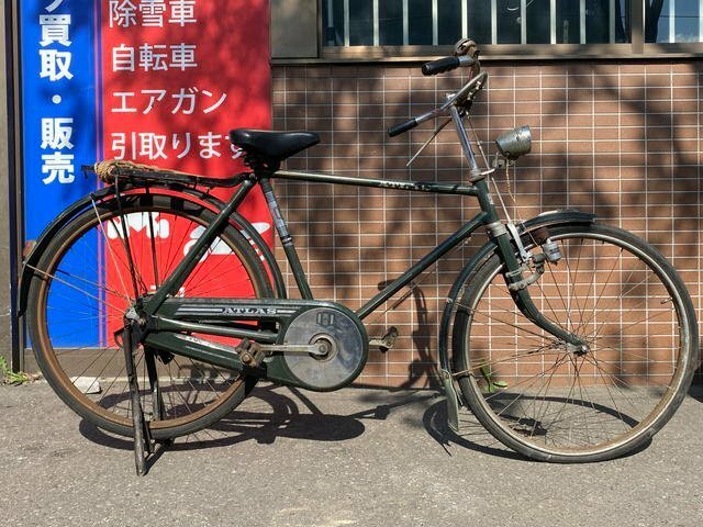 ■MARUISHI CYCLE ATLAS 丸石サイクル アトラス 26インチ グリーン ビンテージ 自転車 札幌発 ★