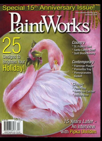 ★トールペイント本 洋書 Paint Works 2006年12月 中古本