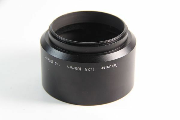 THREE-K028《送料無料 外観◎使用◎》PENTAX Takumar 105mm F2.8 100mm F4 ペンタックス メタルフード (49mm径)