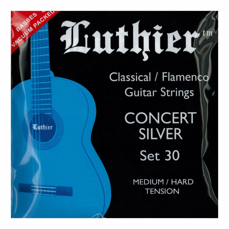即決◆新品◆送料無料Luthier LU-30×1 クラシックギター / フラメンコギター 用 弦 MEDIUM/HARD TENSION/メール便