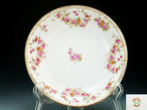 ◎希少　ｃ110-13　オールド　NORITAKE　銘品!!　ノリタケ1912年M-Nippon印・金彩ガーランド装飾紋深皿 