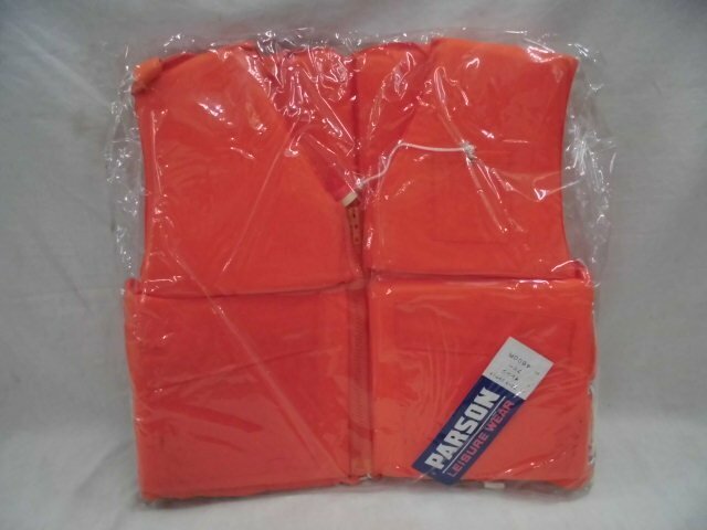 ☆FABC-04018 PARSON パーソン フロートジャケット オレンジ ※未使用品
