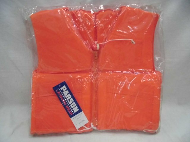 ☆FABC-04016 PARSON パーソン フロートジャケット オレンジ ※未使用品