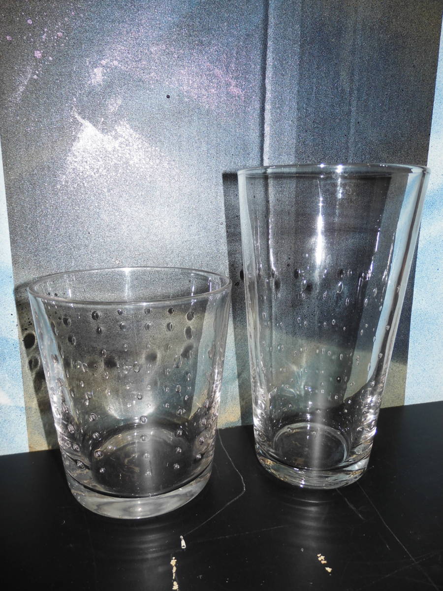 グラス２個セット　☆　酎ハイ　☆　ビール　☆　ロックグラス　☆