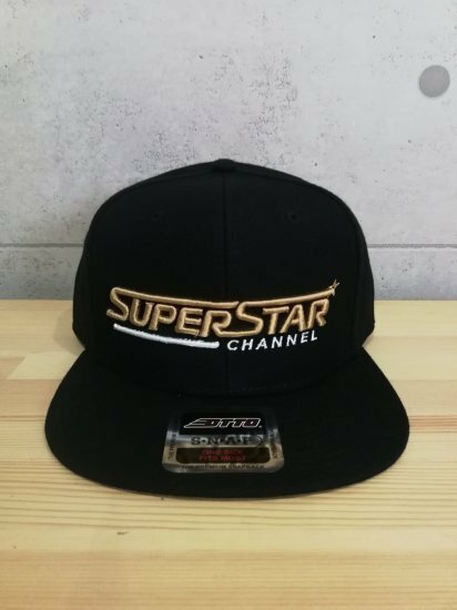 キャップ 帽子 黒 ブラック ユニセックス Youtubeチャンネル SuperStarChannel スーパースターチャンネル 公式オリジナルグッズ
