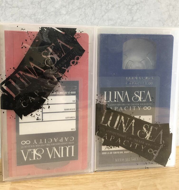 即決 VHS LUNA SEA CAPACITY∞ ビデオ2本セット
