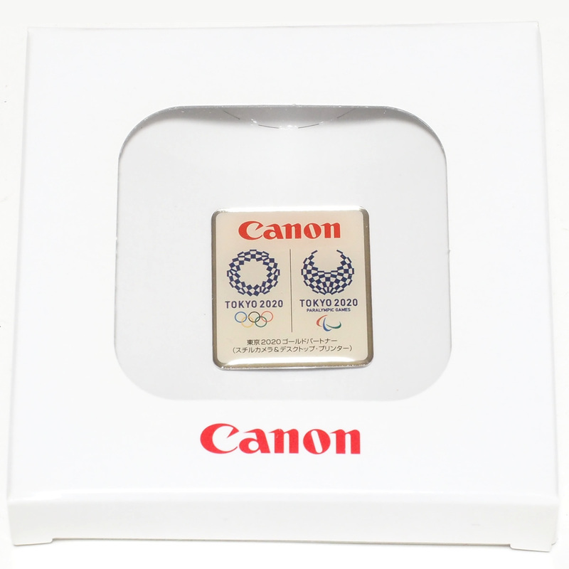 ★ 希少・非売品 ★ Canon キャノン CPS ピンバッジ 2020 東京オリンピック ／ 送料185円～