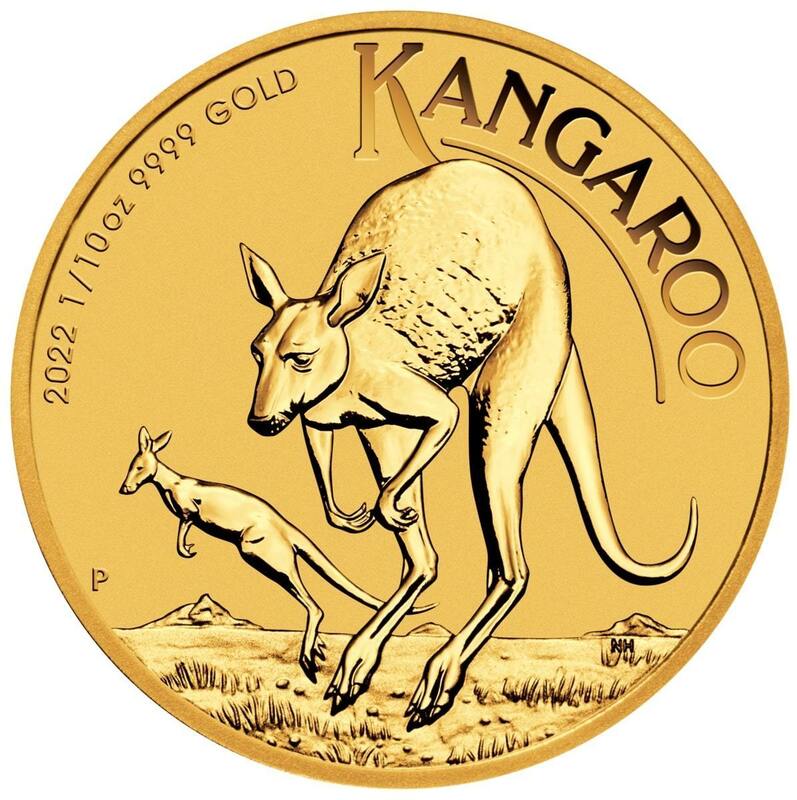 [保証書・カプセル付き] 2022年 (新品) オーストラリア「カンガルー」純金 1/10オンス 金貨