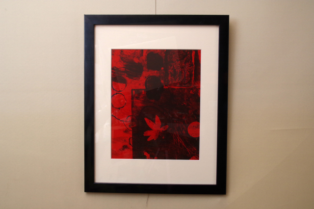 ■アントニー・クラーヴェ 石版画 「赤い葉」1975年 「しわの寄った紙」1975年 2枚セット■