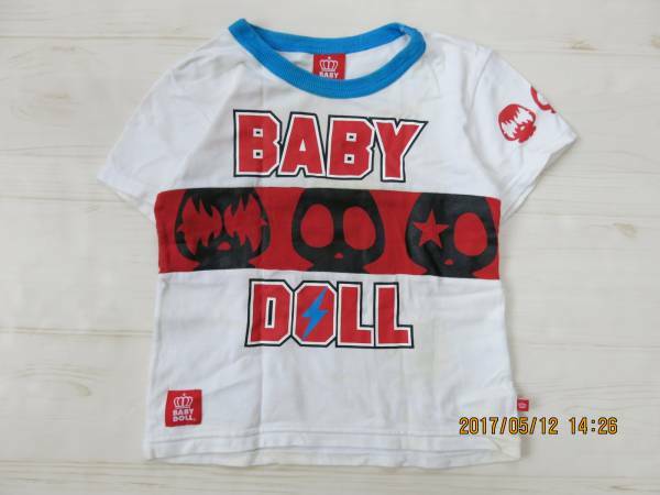 ベビードール【100】カッコいいロゴTシャツ★半袖ベビドBABYDOLL