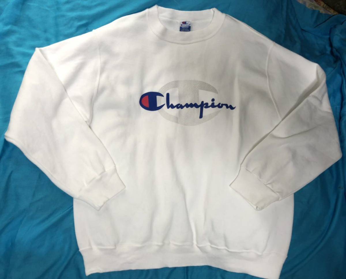 MADE IN U.S.A.アメリカ製！championプリント入りスウェット即決送料無料！