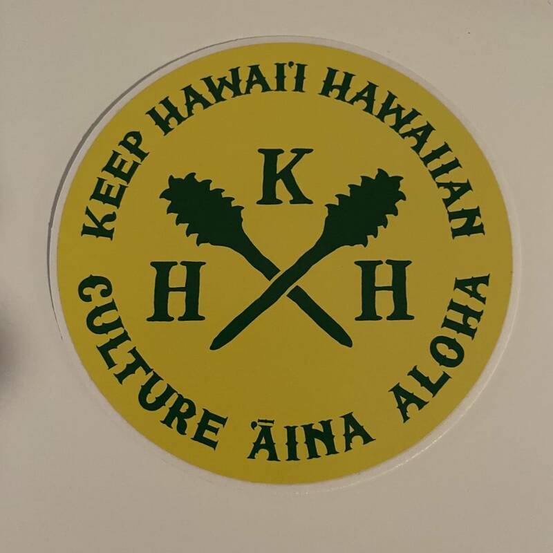 キープ ハワイ ハワイアン アリイ KEEP HAWAII HAWAIIAN KHH ALI'I ステッカー HILIFE UDOWN IN4MATION 808ALLDAY USDM HDM ⑮