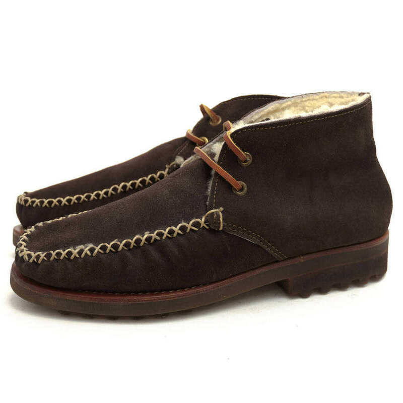 WHEEL ROBE ウィールローブ チャッカブーツ 42203 2-EYE MOC TOE CHUKKA WEINBRENNER社製 牛革 モックトゥ ボア