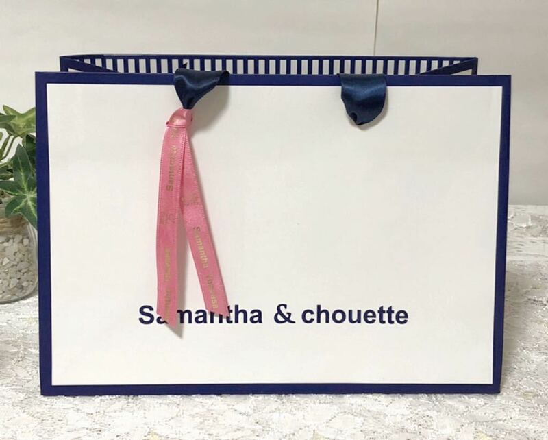 サマンサタバサ 「 Samantha Thavasa 」アンドシュエット ショッパー (637) ショップ袋 紙袋 ブランド袋 26×18×12cm ギフト ラッピング