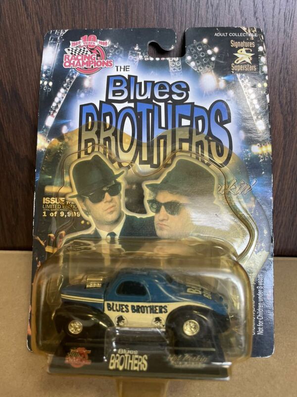 the blues brothers ジョンベルーシ ブルースブラザーズ JAKE elwood レーシングチャンピオン RACING CHAMPIONS hot rockin steel