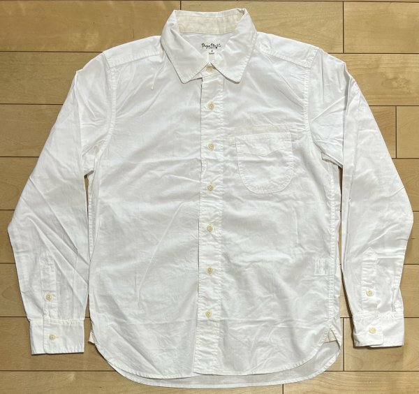 良品 定価14080円 BURGUS PLUS バーガスプラス L/S ワンポケット ポプリンシャツ BP14504 長袖 シャツ マチ付き