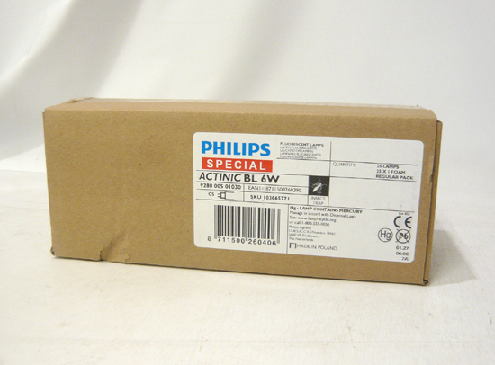 新品 PHILIPS/フィリップス 捕虫器用ランプ ACTINIC BL6W 25本