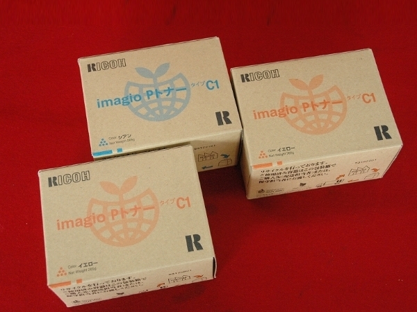 【新品/RICOH/リコー/imagio/Pトナー/タイプC1/2色/3個セット】