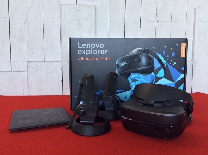 【レノボ/Lenovo Explorer/VRヘッドマウントディスプレイ/Windows Mixed Reality/2017年製】バーチャルリアリティー