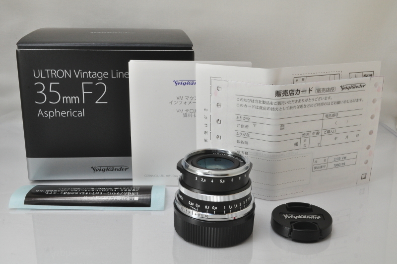 ★★未使用品 Voigtlander ULTRON Vintage Line 35mm F/2 Aspherical VM Lens w/Box♪♪#5312