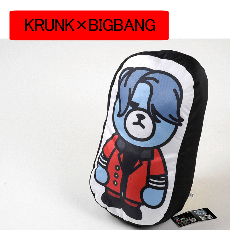 新品◆KRUNK×BIGBANG/クランク×ビッグバン FXXK IT ダイカットクッション② D-LITE ディライト テソン ぬいぐるみ 抱き枕