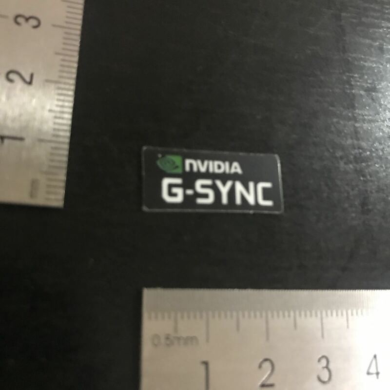 NVIDIA G-SYNC パソコンエンブレムステッカーシール@2559