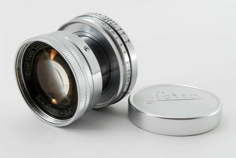 Leica ライカ Ernst Leitz Gmbh Wetzlar Summicron f=5cm 1:2 レンズ Lマウント 前キャップ #966315