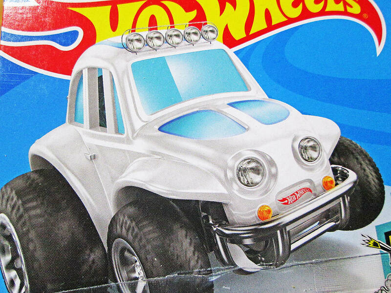 ★大人気★70 VW BAJA BUG Tooned /デフォルメ/フォルクスワーケン/ビートル/4WD/オフロード/バギー/四駆/チョロQ 風/カワイイ/竹ヤリ