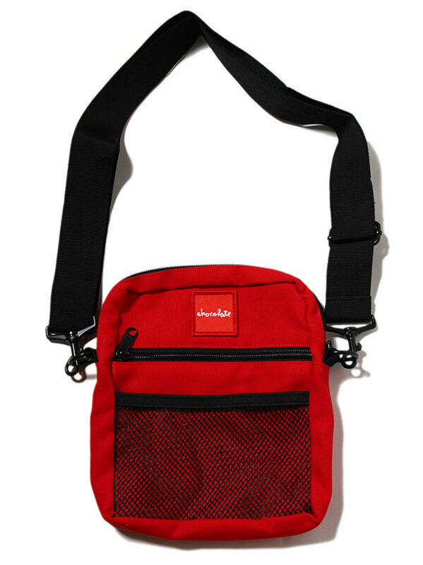 Chocolate Skateboards (チョコレート) ショルダーバッグ ミニ カバン Shoulder Bag Red スケボー SKATE SK8 スケートボード