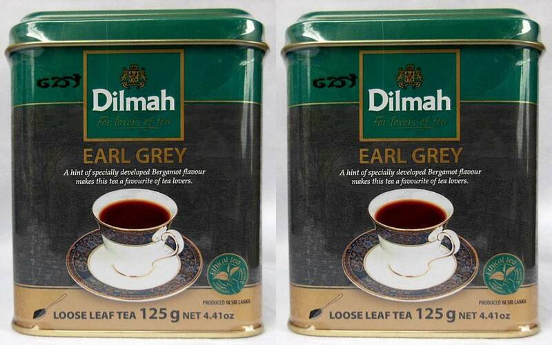 2缶set【スリランカ産】Dilmah ディルマ Earl Grey アールグレイ~本場のセイロンティー 香り高い/缶入りルースリーフティー(125g)