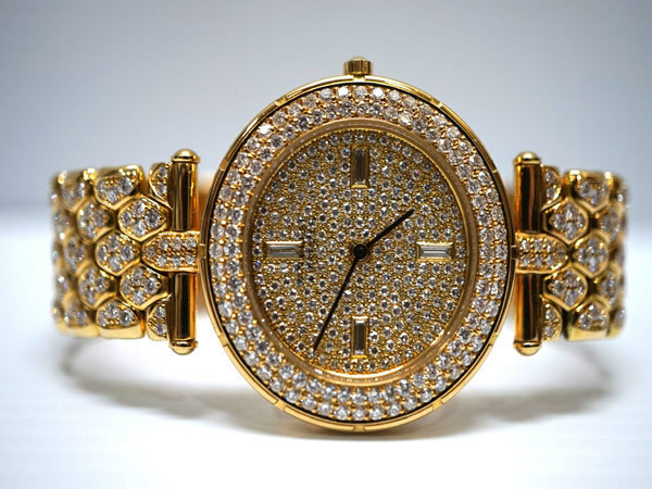 美品　750 ヴァンクリーフ＆アーペル　ダイヤ　時計