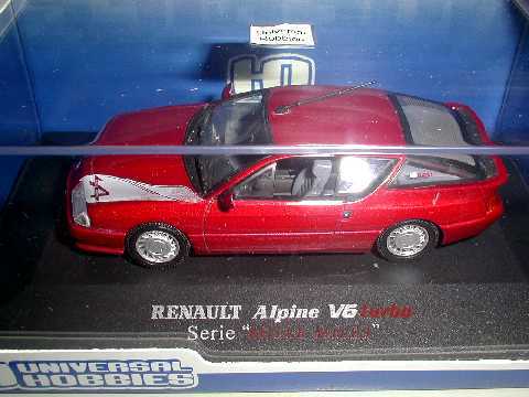 UH 1/43 RENAULT ルノー Alpine アルピーヌ V6ターボ セリエ (レッド)