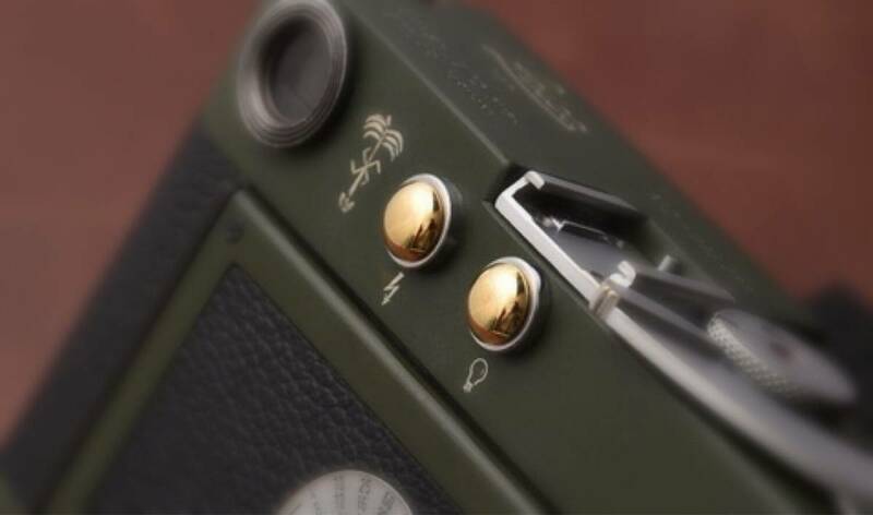新品 2つのセット ライカ Leica M3/M2/M1フラッシュ 端子カバー 金色
