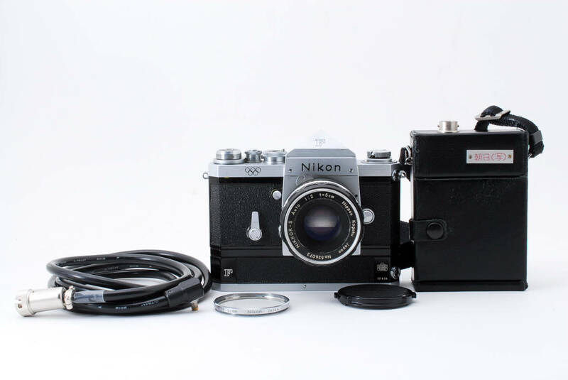 ★☆【超希少】 Nikon Fアイレベル　1964年東京オリンピック仕様 nikkor 50mm f:2 (9枚絞リ) + F36付き　#2848☆★