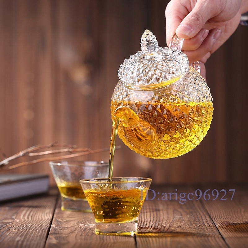 O044★新品超得☆ガラスティーポット カラフェ お茶 紅茶 コーヒー 急須 ホット アイス おしゃれ ポット ギフト プレゼント