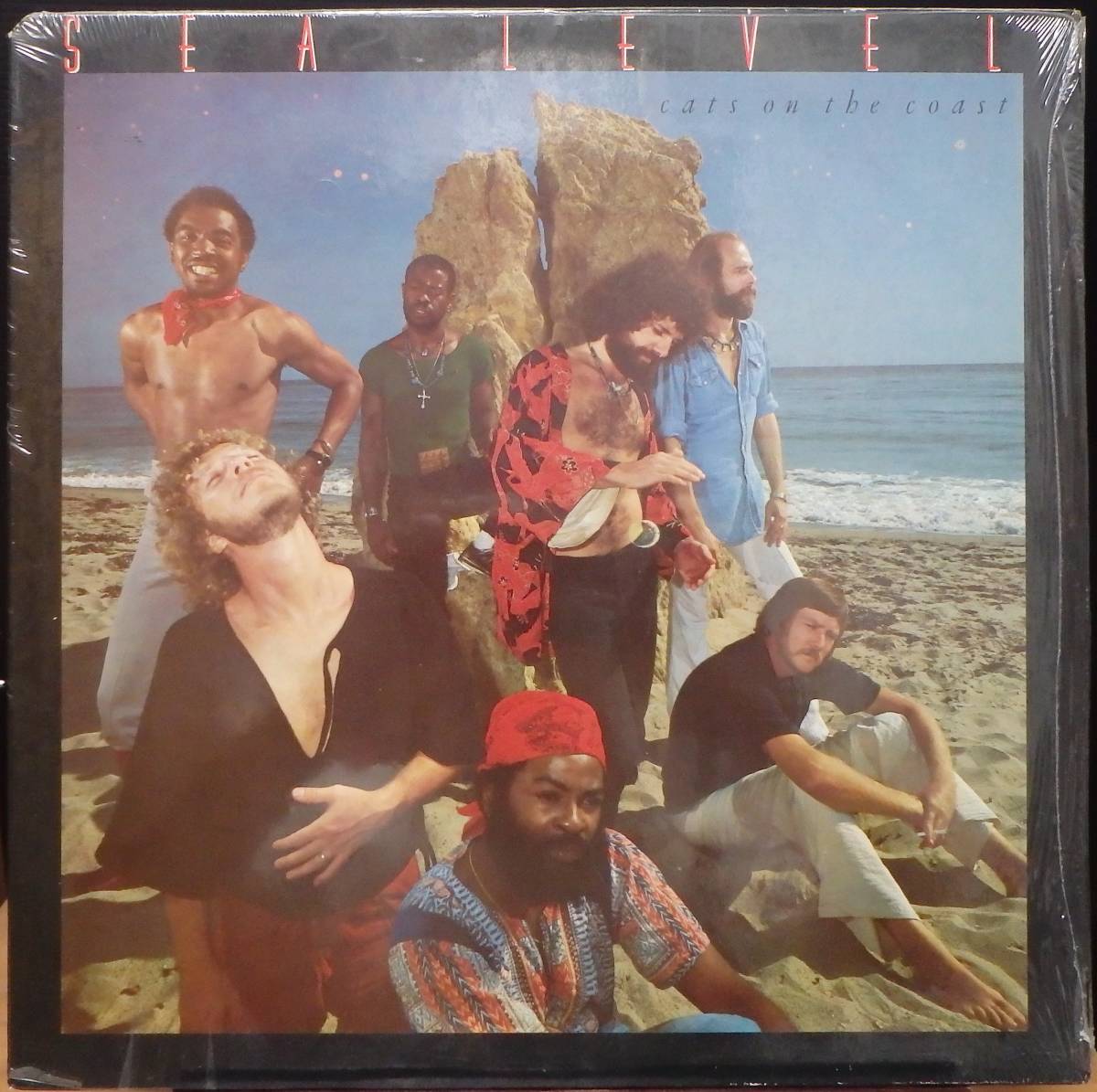 【CR337】SEA LEVEL「Cats On The Coast」, '77 US Original シュリンク　★サザン・ロック／ジャズ・ロック