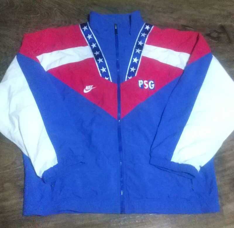 値下げ交渉 94-95 PSG / パリサンジェルマンFC トラックトップ NIKE 検) 1994 1995 PARIS SAINT GERMAIN TRACK TOP JACKET WEAH ウェア Y2K