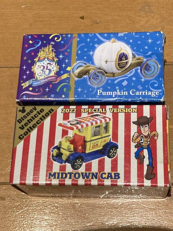 ディズニートミカ ディズニーリゾート Disney VEHICLE COLLECTION 35周年　35th pumpkin carriage カボチャの馬車 2022年限定MIDTOWN CAB