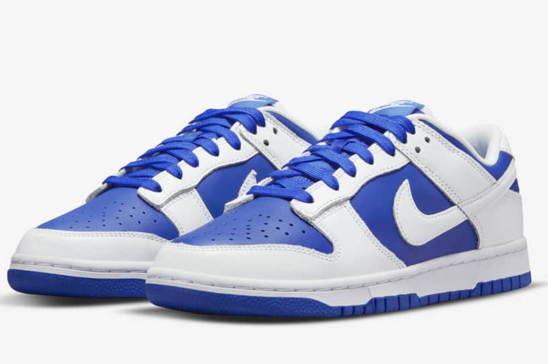 新品 国内黒タグ NIKE DUNK LOW RETRO US9/27ｃｍ Racer Blue and White DD1391-401/ナイキ ダンク ロー