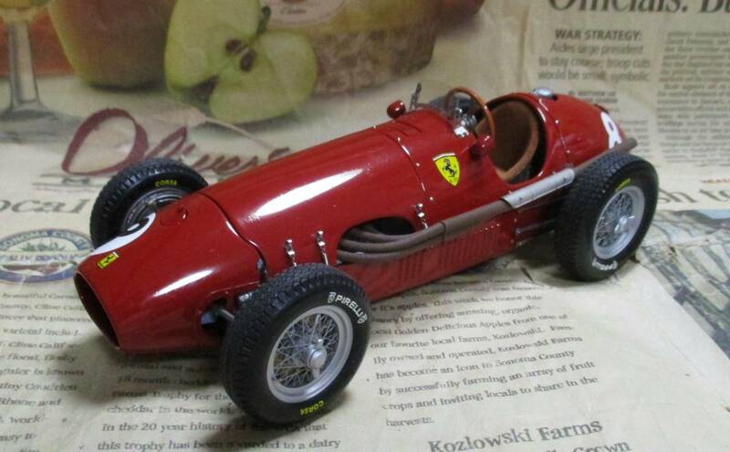 ★激レア絶版*EXOTO*1/18*Ferrari 500 F2 Long Nose #8 1953 British GP*フェラーリ
