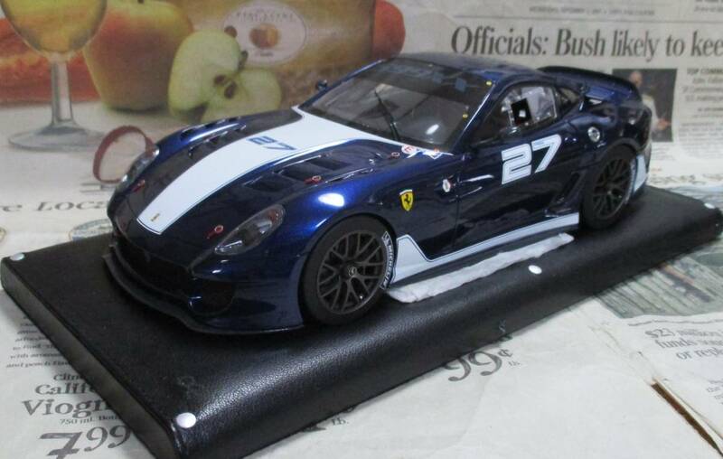 ★激レア*世界99台★MR*1/18*2009 Ferrari 599XX #27≠BBR