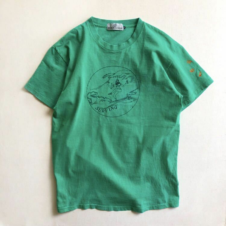 PEASE MAKER (ピースメーカー) サーファー　半袖Tシャツ　メンズM サーフィン ピースマーク